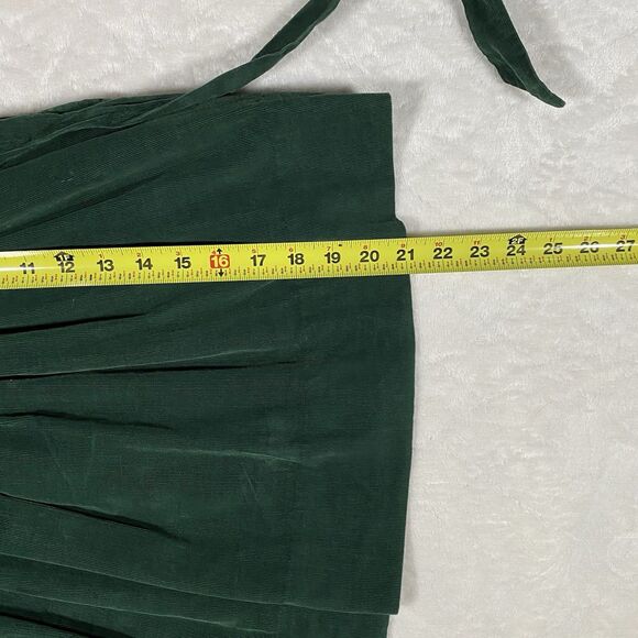 Karla Lacayo Pour Vive Le Fete Girls 18M Christmas Dress Santa Green Corduroy - Picture 10 of 10